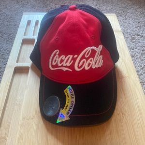 Black & Red Coca Cola One Size Baseball Cap